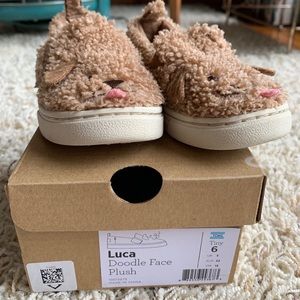 Toms Luca Doodle Face Plush Puppy Sneakers
